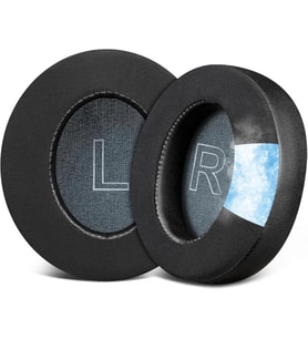 Anker Soundcore Life Q30 / Q30BT ve Q35 ile Uyumlu Soğutucu Jel Kulaklık Pedi - İpeksi Serin Kumaş ve Hafızalı Köpük (Memory Foam) Kulaklık Süngeri (Soğutucu Jel - Kumaş)