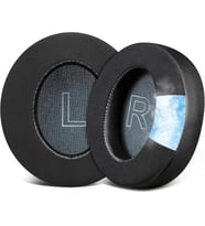 Anker Soundcore Life Q30 / Q30BT ve Q35 ile Uyumlu Soğutucu Jel Kulaklık Pedi - İpeksi Serin Kumaş ve Hafızalı Köpük (Memory Foam) Kulaklık Süngeri (Soğutucu Jel - Kumaş)