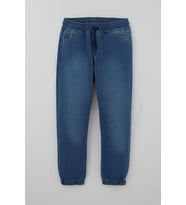 Breeze Erkek Çocuk Jean Pantolon Beli Paçası Lastkli Bağcıklı 6-10 Yaş, Mavi