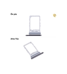 Samsung Z Flip 4 Sim İç Yuvası Tekli Siyah Sim yuvası sim tepsisi sim aparatı yeni sim yuvası tekli sim tepsisi sim çekmecesi