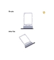 Samsung Z Flip 4 Sim İç Yuvası Tekli Siyah Sim yuvası sim tepsisi sim aparatı yeni sim yuvası tekli sim tepsisi sim çekmecesi