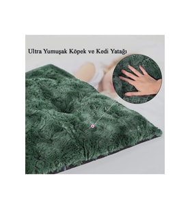 Rahat Peluş Kedi ve Köpek Yatağı, Large, Karışık Renkler