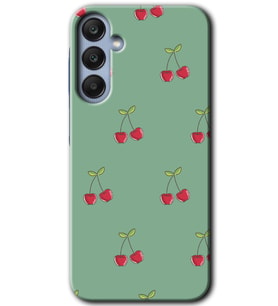 Galaxy A25 Kılıf HD Desen Baskılı Kılıf - Kiraz Berry