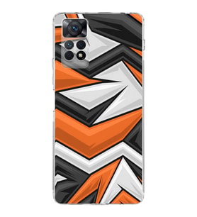 Xiaomi Redmi Note 11s Uyumlu Kamera korumalı Kapak Grafiti Tasarımlı  Şeffaf Kılıf