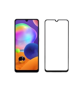 Samsung A31 Uyumlu Siyah Seramik Nano Tam Kaplayan Kırılmaz Esnek Ekran Koruyucu