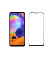 Samsung A31 Uyumlu Siyah Seramik Nano Tam Kaplayan Kırılmaz Esnek Ekran Koruyucu