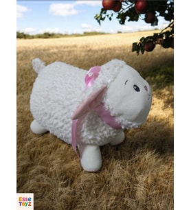 Peluş Pullu Kuzu Oyuncak 35 cm - Ultra Yumuşak, Güvenli ve Sevimli Tasarım