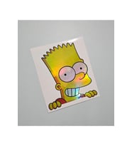 Hologram Sticker Bart Simpson Sticker - Sticker Hologram Bart Simpson