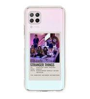 Huawei P40 Lite Uyumlu Stranger Things Minimalist Poster Desenli Şeffaf Telefon Kılıfı