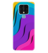 Tecno Camon 16 18P Pova Pova 3 Pova Neo Kılıf Desemli Silikon Renk Cümbüşü 1631