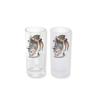 Ghostbastır Design Balıklı Buzlu / Buzsuz Seçenekli Rakı Bardağı – 1 Adet Şık Sunum Bardağı 059