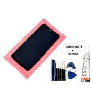 Samsung Galaxy A01 SM-A015F Uyumlu Lcd Ekran Dokunmatik + B-7000 + Tamir Seti
