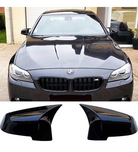 Bmw F10 LCI Batman Yarasa Ayna Kapağı Parlak Siyah ABS 2013 2014 2015 2016 2017