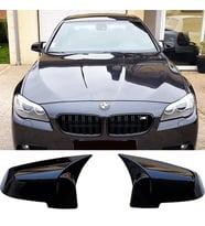 Bmw F10 LCI Batman Yarasa Ayna Kapağı Parlak Siyah ABS 2013 2014 2015 2016 2017