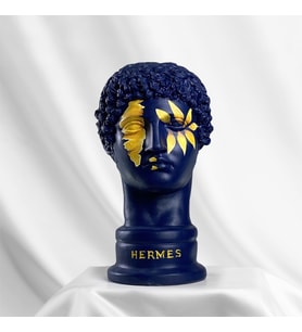 Hermes 'Sunflower' Dekoratif Heykel, Pop Art Roma Yunan Heykelleri