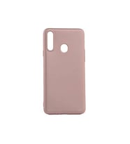 Samsung Galaxy A20S (A207F) Premium Silikon Kılıf Rose Gold