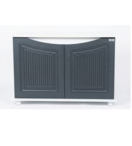 Kanki Pet Western Seri Akvaryum Sehpası WESTERN10031-ANT1  100x31x69 cm Beyaz-Antrasit