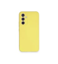 Durukar® Samsung Galaxy A54 5G Kılıf Nano içi Kadife Silikon - Sarı