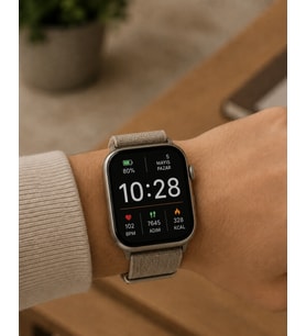 2.05 İnç Ips Ekranlı Akıllı Saat Takip Spor Modları 7 Kordonlu
