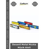 Özel Üretim Dayanıklı Müzik Aleti Eğitici Çocuk Hediye Kompakt Ergonomik Hafif Desenli Metal Mızıka