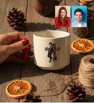 Kişiye Özel Karikatürlü Cool Sevgililer T Kupa Sevgililer Günü Hediyesi
