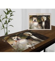 BK Gift Evcil Dostlara Özel 1000 Parça Profesyonel Puzzle, 2'li Evcil Dost Portre, Evcil Hayvan Puzzle-3