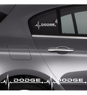 Dodge Ram İçin Uyumlu Aksesuar Oto Ritim Sticker 2 Adet 20*9 Cm