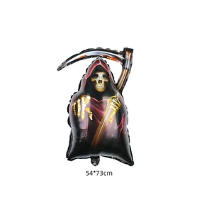 Ayaklı Oraklı İskelet HALLOWEEN Folyo Balon