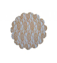 Organze dantel desenli altın 22cm p100-