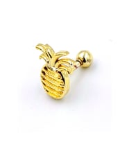 Çelik Zirkon Taşlı Piercing