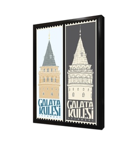 Galata Çerçeveli Mdf Tablo