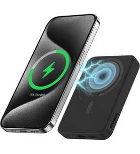 Baseus MgSafe Mini Overseas Edition Siyah 10000 mAh Hızlı Şarj Kablosuz Powerbank - Outlet
