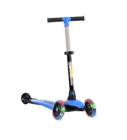 LEDDY MAVİ LED IŞIKLI 3 TEKERLEKLİ KATLANABİLİR SCOOTER MAX 50 KG (Standart)