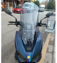 MOTOCAM RKS Vieste 249 Ön Cam 2022-2026 Model 65cm Füme Renkli 4mm ORTA BOYLU