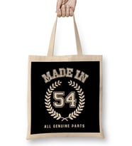 1954 Made In 54 All Genuine Parts Bez Çanta Uzun Saplı
