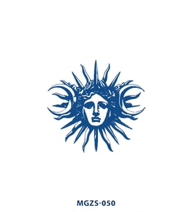 MGZS-050 YARI KALICI MEDUSA GÜNEŞ KADINI DESEN DÖVME-TATTO