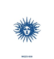MGZS-050 YARI KALICI MEDUSA GÜNEŞ KADINI DESEN DÖVME-TATTO