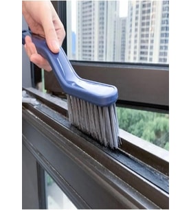 Lexroo Cımbız Aparatlı Tuvalet Lavabo Araba Koltuk Köşe Kenar Oluk Temizlik Fırçası (28 Cm)