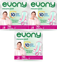 Evony Günlük Mesane Pedi Yoğun 30 Adet (3PK*10)