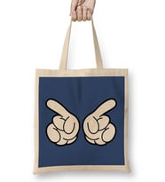 Mickey Mouse Hands Conducting Bez Çanta Uzun Saplı
