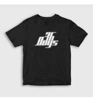 Presmono Unisex Çocuk Siyah Logo 36 Boys Kreuzberg T-Shirt 442312tt