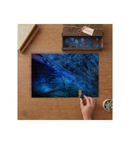 Mavi Borra Mağaraları Hindistan Tasarımı 240 parça Ahşap Puzzle Ahşap Kutuda MP07093