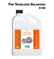 Yeni Nesil Premium Buharlı Far Temizleme Sıvısı Ve Parlatma Solüsyonu Kloroform Uyumlu 5 KG
