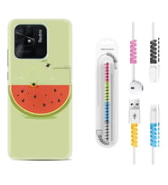 Xiaomi Poco X3 Pro M4 Pro X4 Pro C40 10C Kılıf Kablo Koruma Spiral Silikon Woohoo 1373