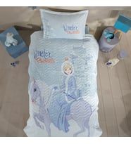 Clasy %100 Pamuk Dört Mevsim Set Tek Kişilik Winter Princess V1 Turkuaz