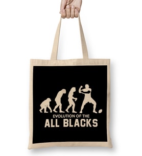 Evolution Of New Zealand Rugby All Blacks Bez Çanta Uzun Saplı