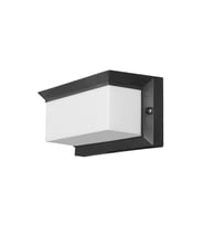 Bahçe Aydınlatması Led Işık 25cm E27 Duylu Zita Ultra Şapkalı Bahçe Duvar Aplik Su Geçirmez