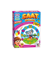 TotteriQ Ahşap Demonte Saat Boyama Seti