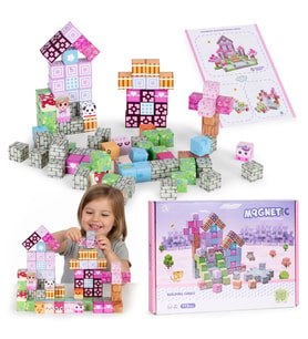 113 Parça Manyetik Küpler Magnivity Building Cubes Manyetik Bloklar