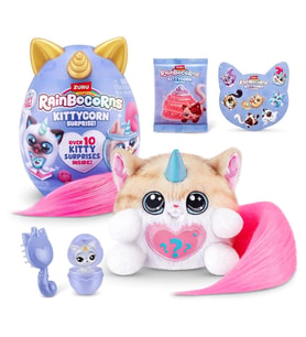 Rainbocorns Kittycorn S3 Sürpriz Paket Astrid Peluş Oyuncak, Slime, Süpriz Yumur